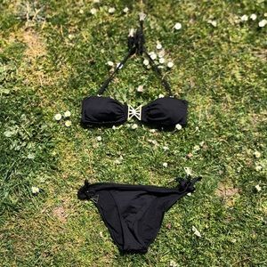H&M black bikini size 4